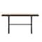 Flash Furniture Natural/Gray 59in x 35.5in Cross Frame Patio Table SB-TB288-NAT-GG - alternate 9